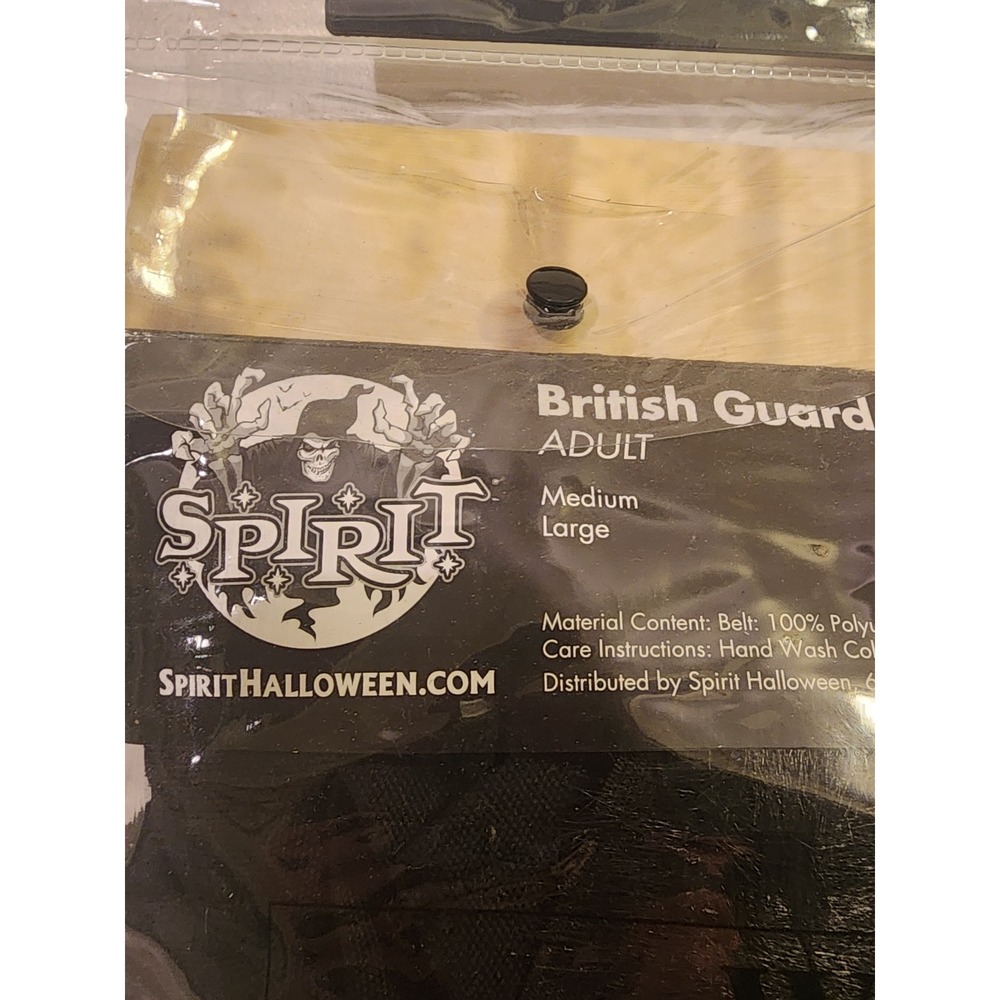 Spirit Halloween British Guard Adult Costume Red Jacket Pants Hat Belt XL - Picture 7 of 7